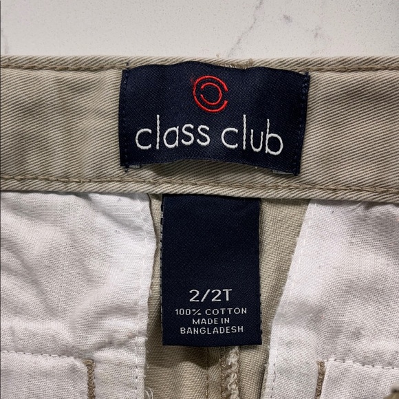 Class Club Kids Tan Shorts - Picture 5 of 8